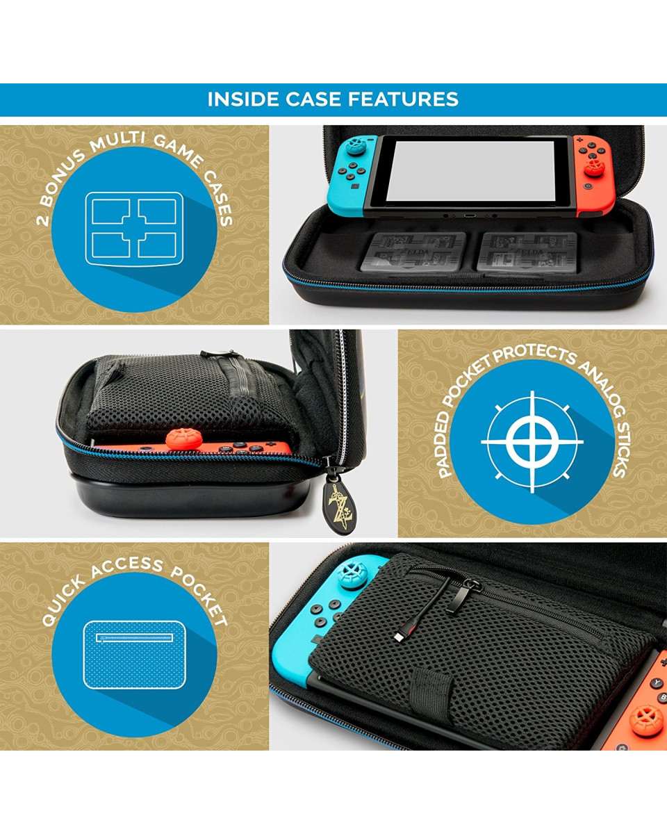 Torbica Deluxe Travel Case & Cartridge Case - The Legend of Zelda - Breath of th 