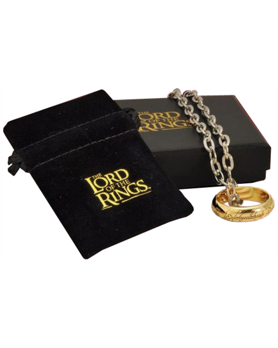 Lord Of The Rings Ring The One Ring (gold Plated) 