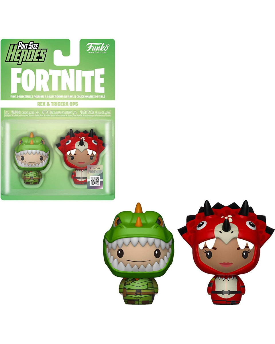 Mini Figure Fortnite - Pint Size Heroes - Rex & Tricera Ops 