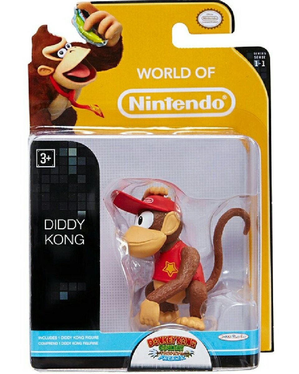 Mini Figure World Of Nintendo - Diddy Kong 