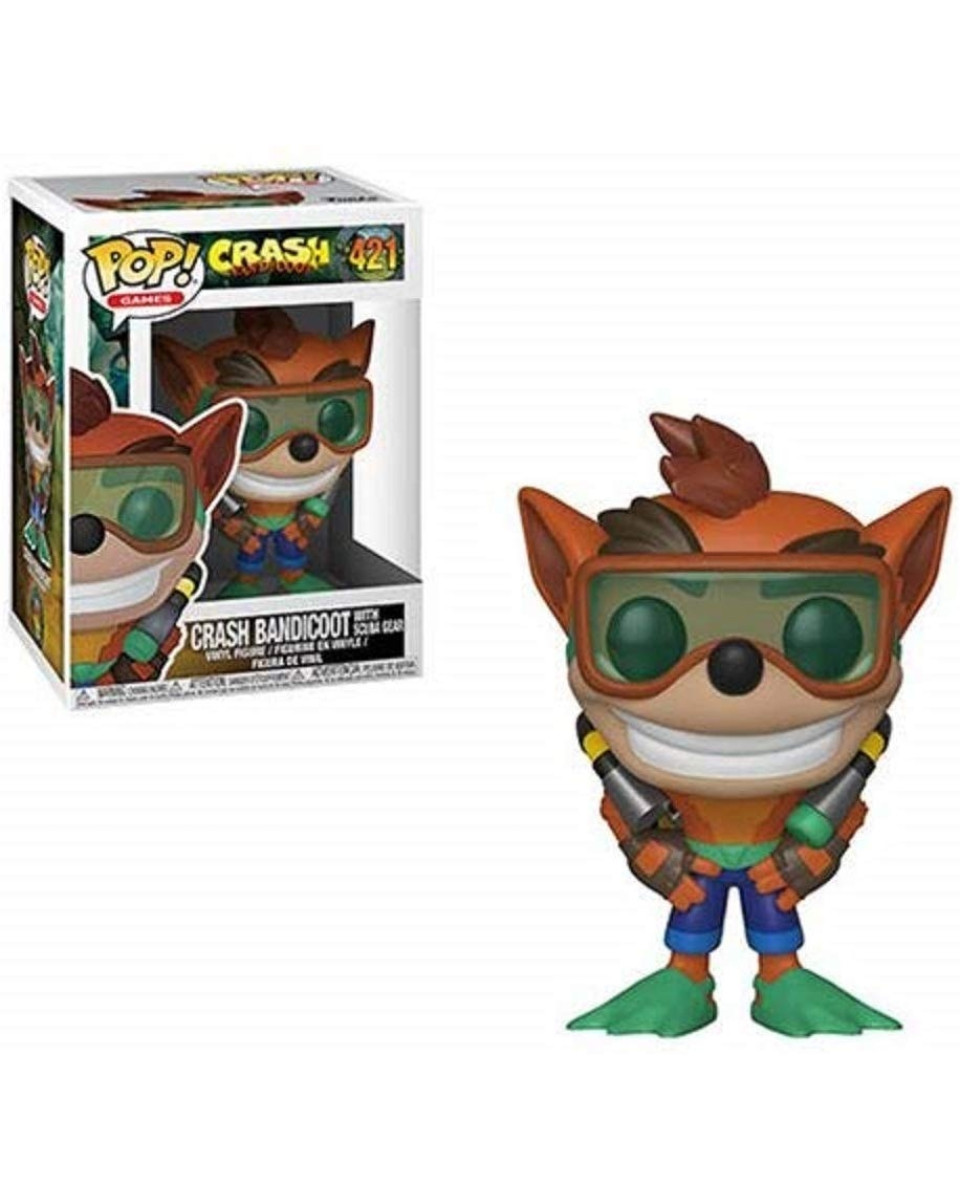 Bobble Figure POP! Crash Bandicoot with Scuba Gear 