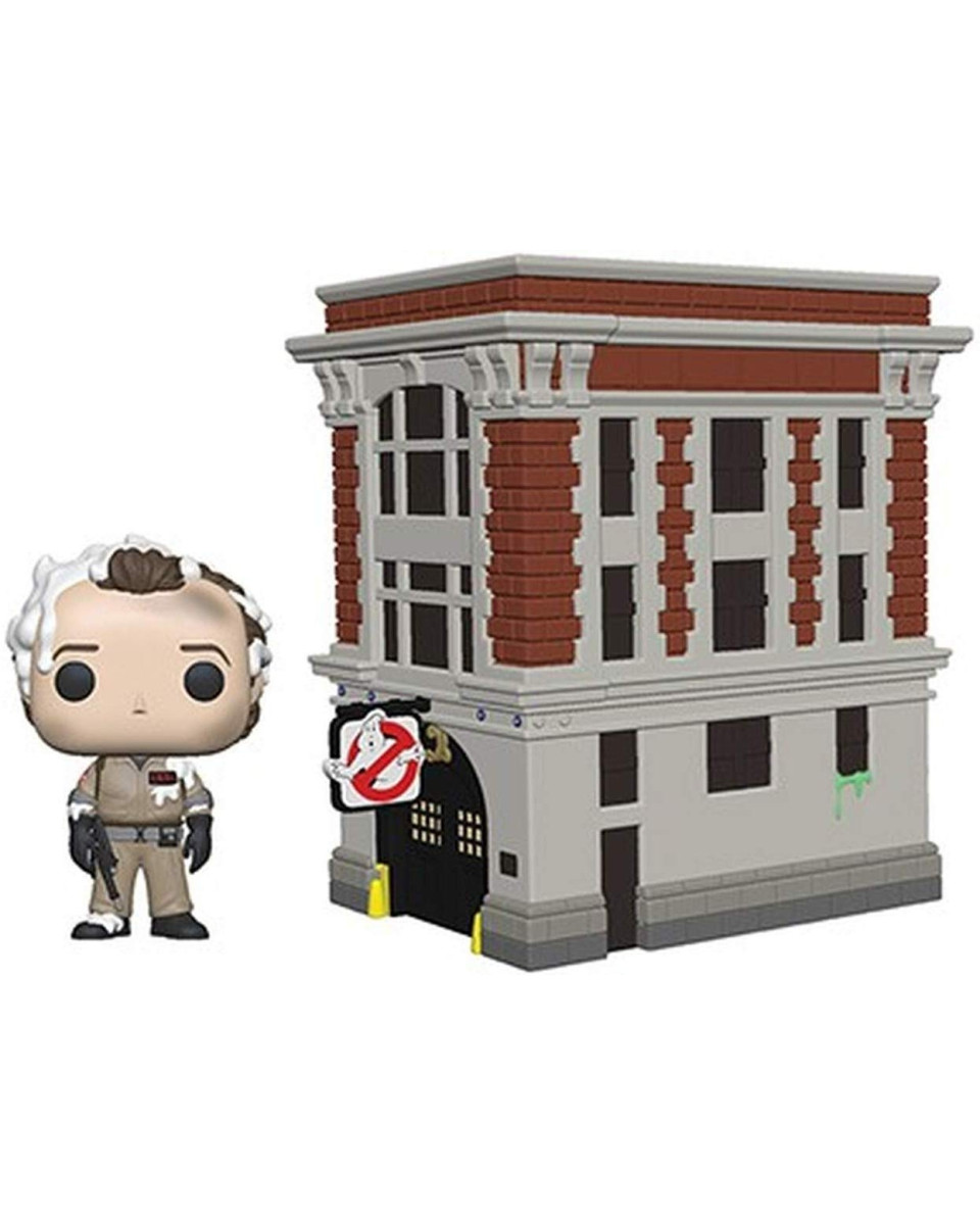 Bobble Figure Ghostbusters POP! - Dr. Peter Wenkman with Firehouse 