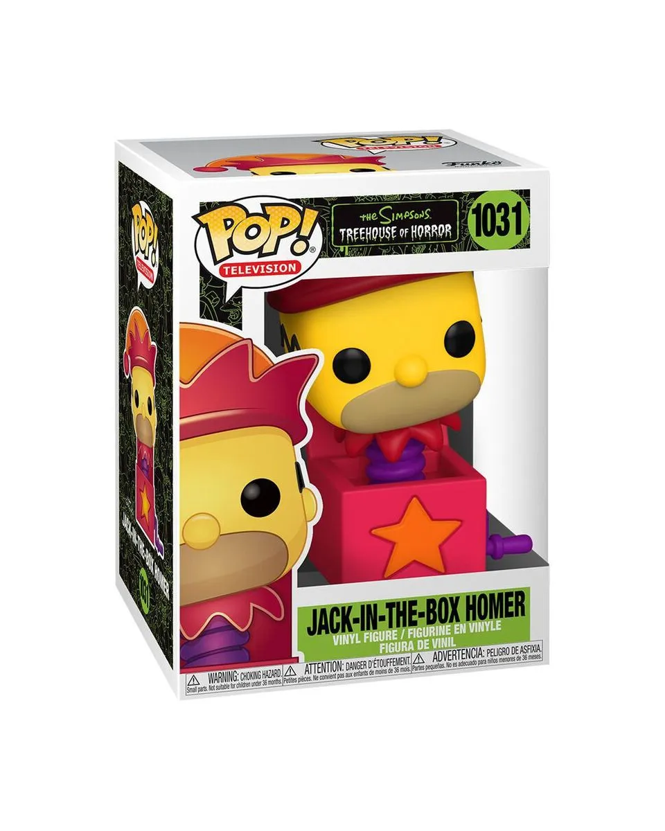 Bobble Figure The Simpsons Pop! - Homer Jack-in-the-Box 