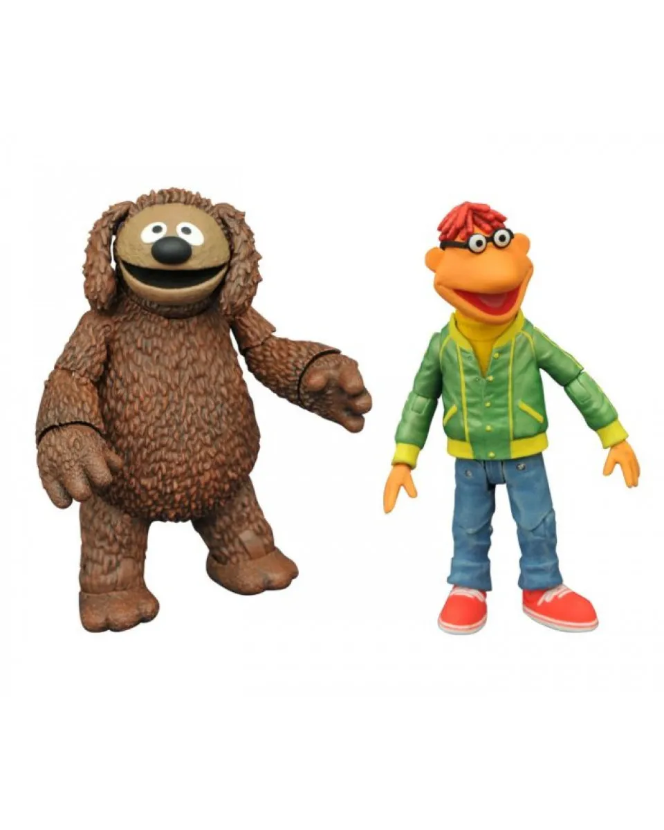 Action Figure Disney The Muppets - Rowlf and Scooter 