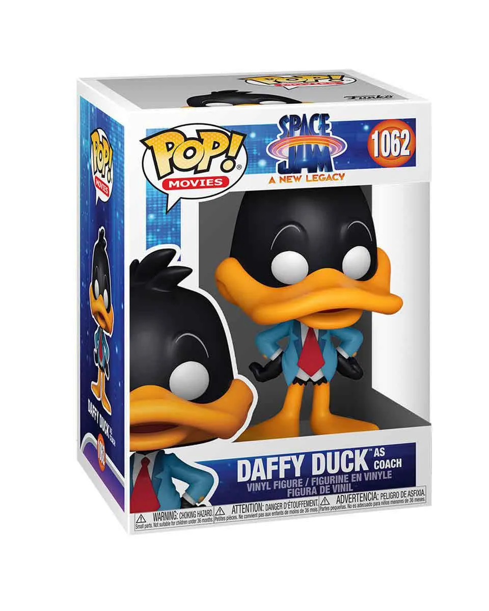 Bobble Figure Movies POP! Space Jam - A New Legacy - Daffy Duck As Coach 
