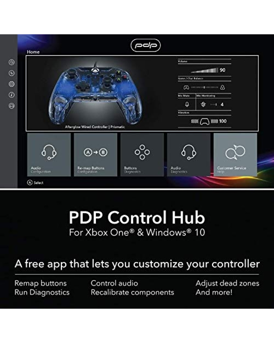 Gamepad PDP Afterglow Prismatic 