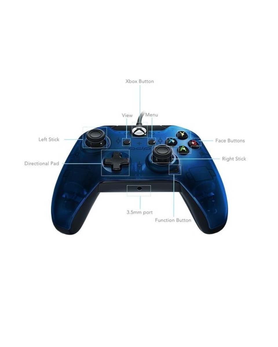 Gamepad PDP Midnight Blue PC XBOX ONE 