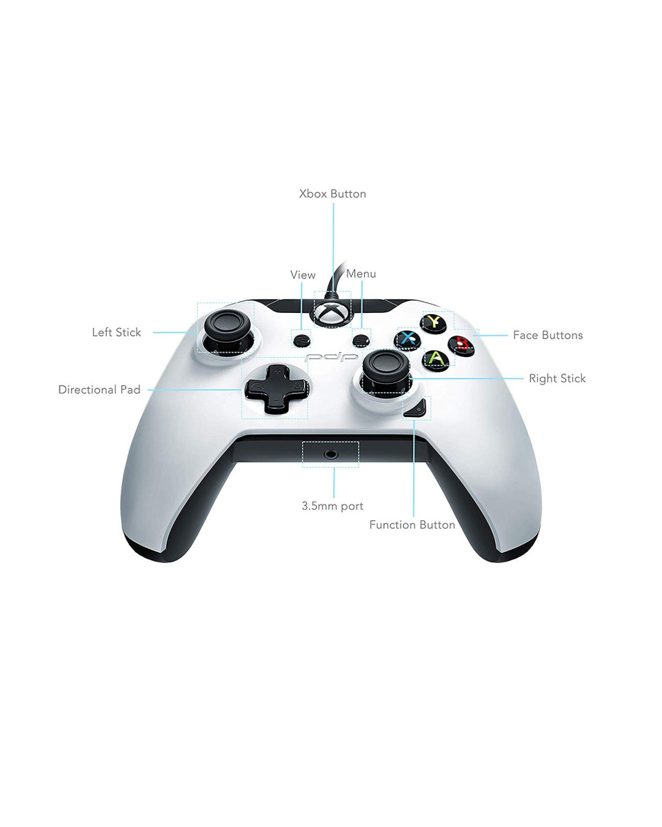 Gamepad PDP Arctic White 