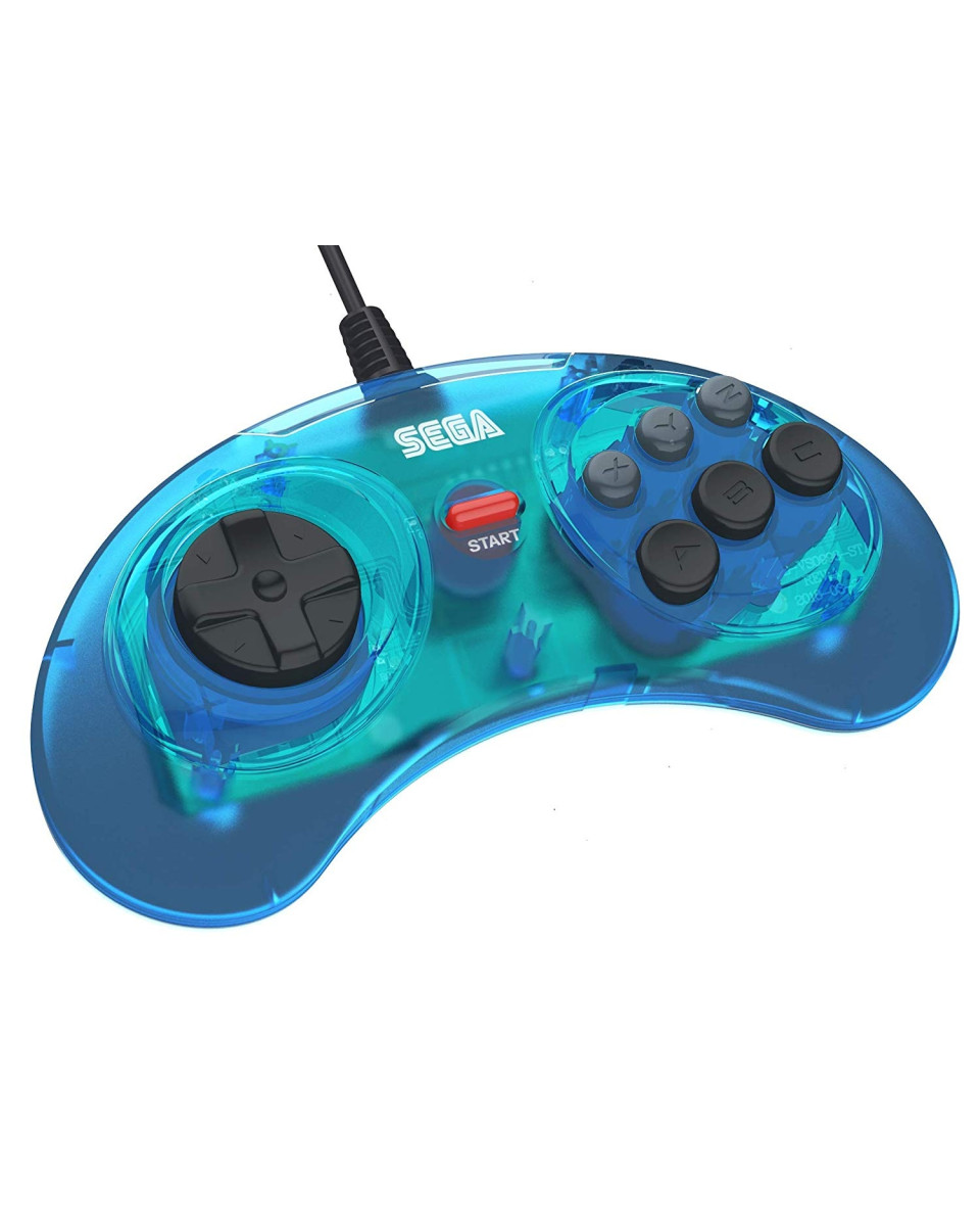 Gamepad Retro-Bit SEGA MD Mini 6-B USB Blue 