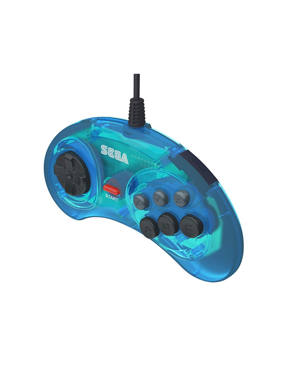Gamepad Retro-Bit SEGA MD Mini 6-B USB Blue 