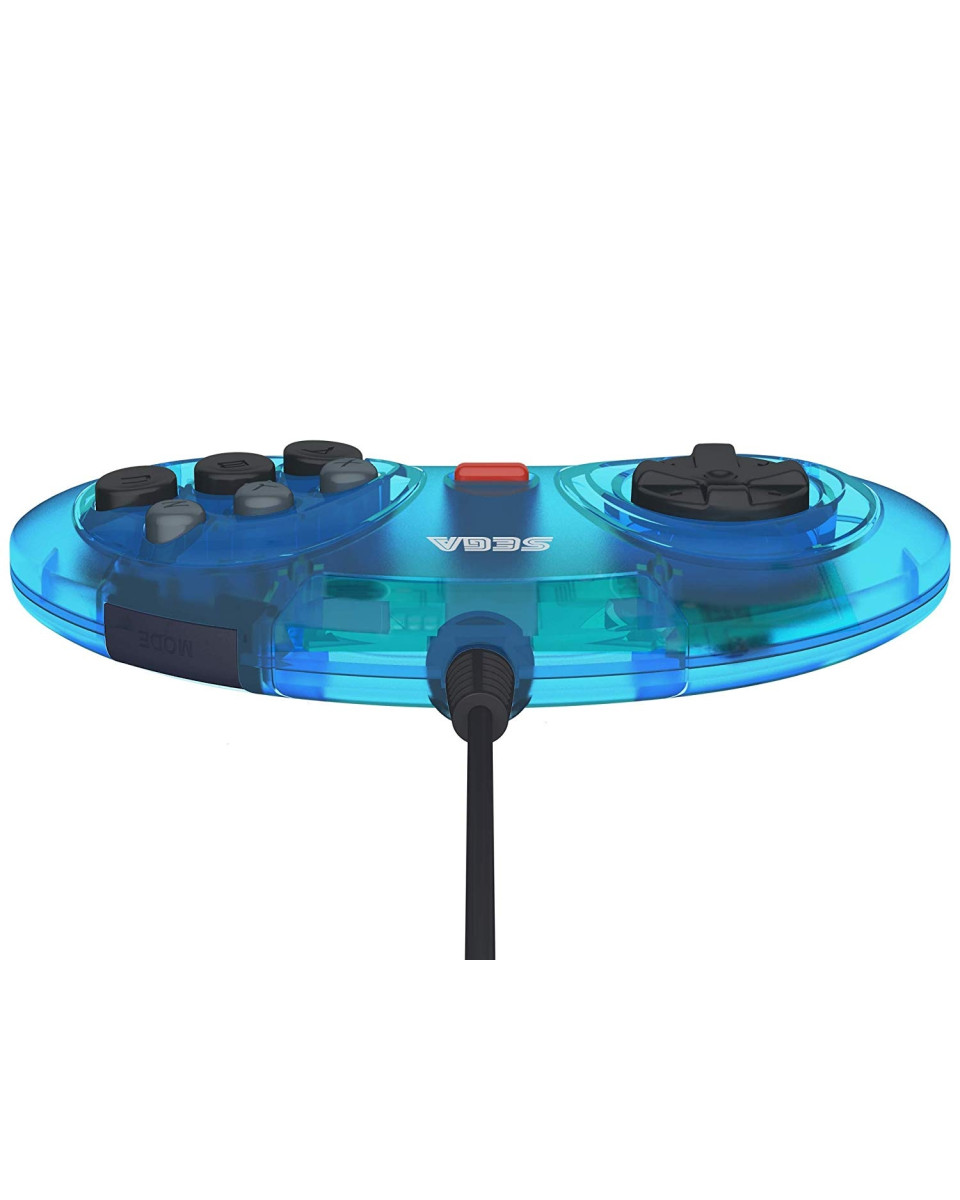 Gamepad Retro-Bit SEGA MD Mini 6-B USB Blue 
