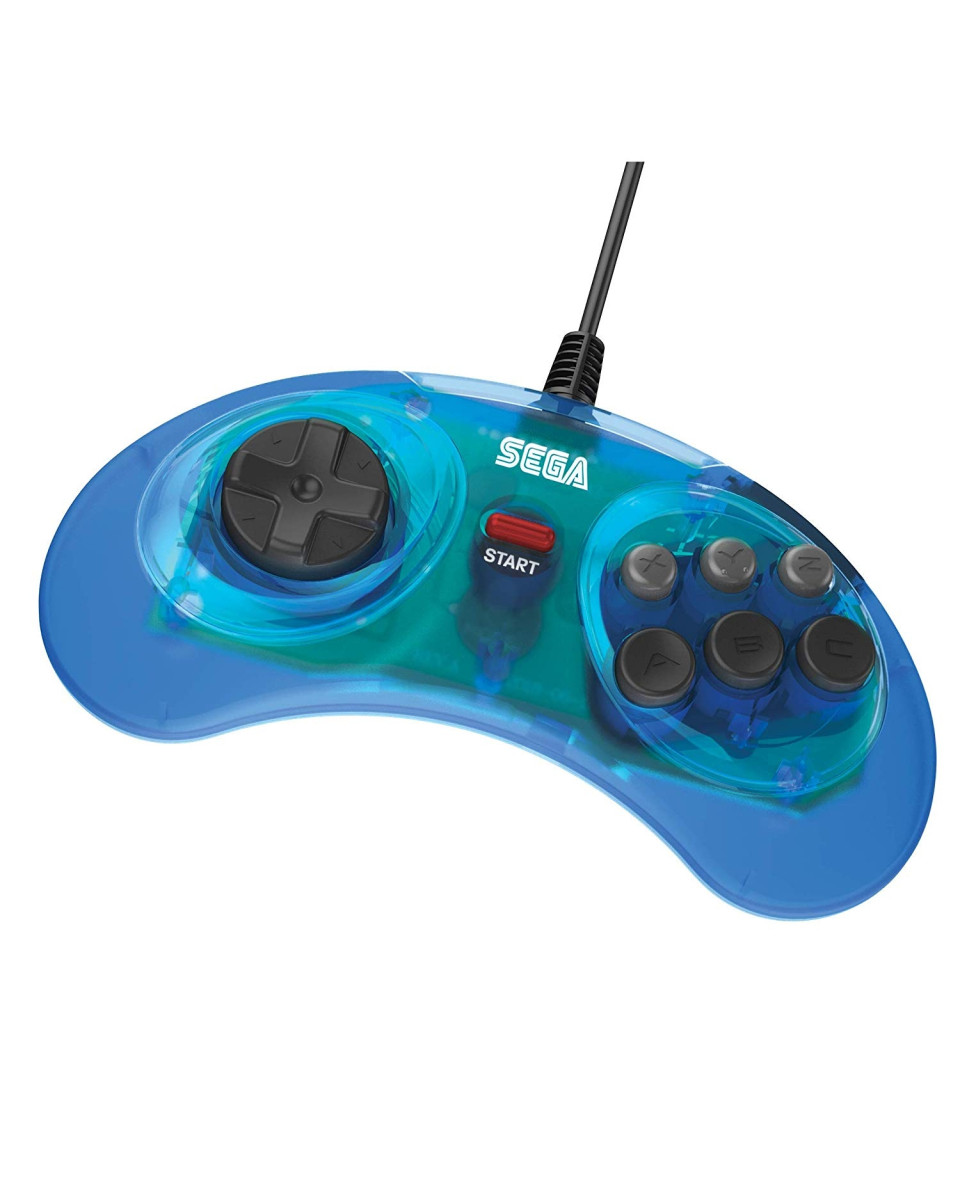 Gamepad Retro-Bit SEGA MD Mini 6-B USB Blue 
