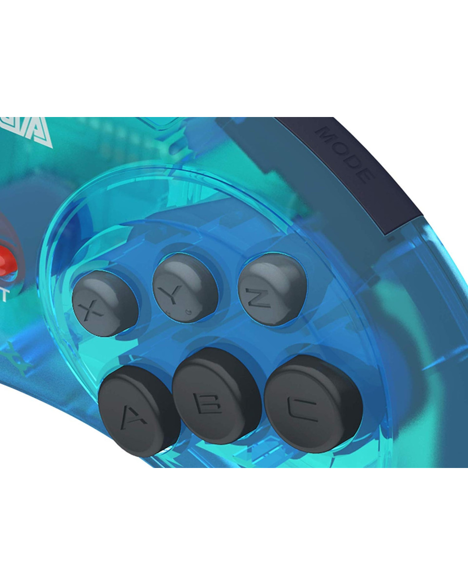 Gamepad Retro-Bit SEGA MD Mini 6-B USB Blue 
