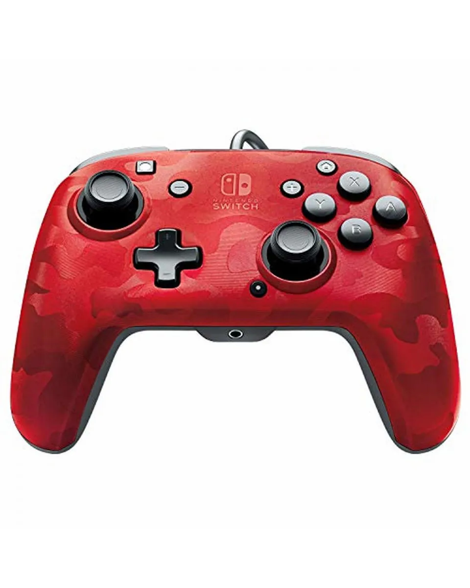 Gamepad PDP Faceoff Deluxe+ Camo Red 