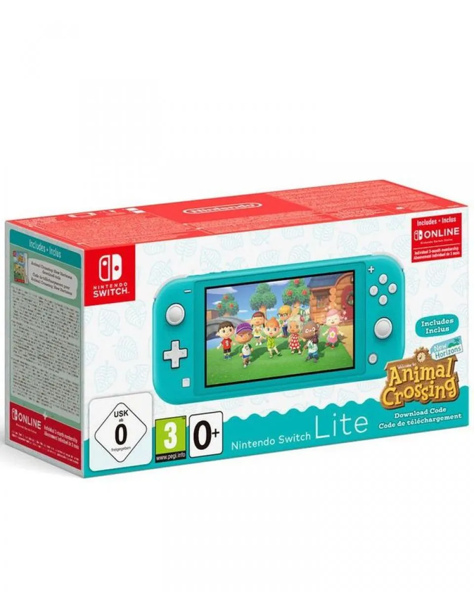 Konzola Nintendo Switch Lite - Turquoise + Animal Crossing 