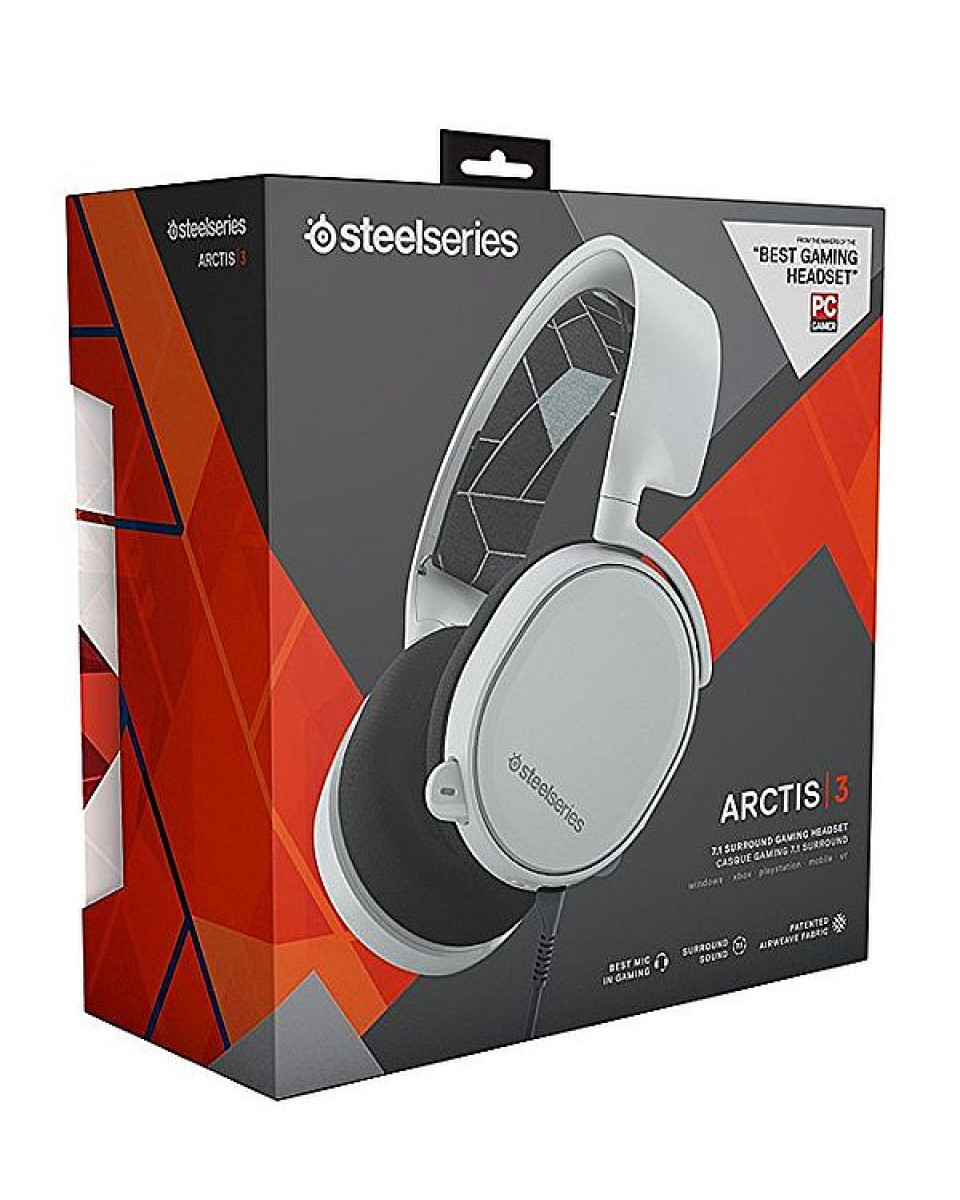 Slušalice Steelseries Arctis 3 - White 