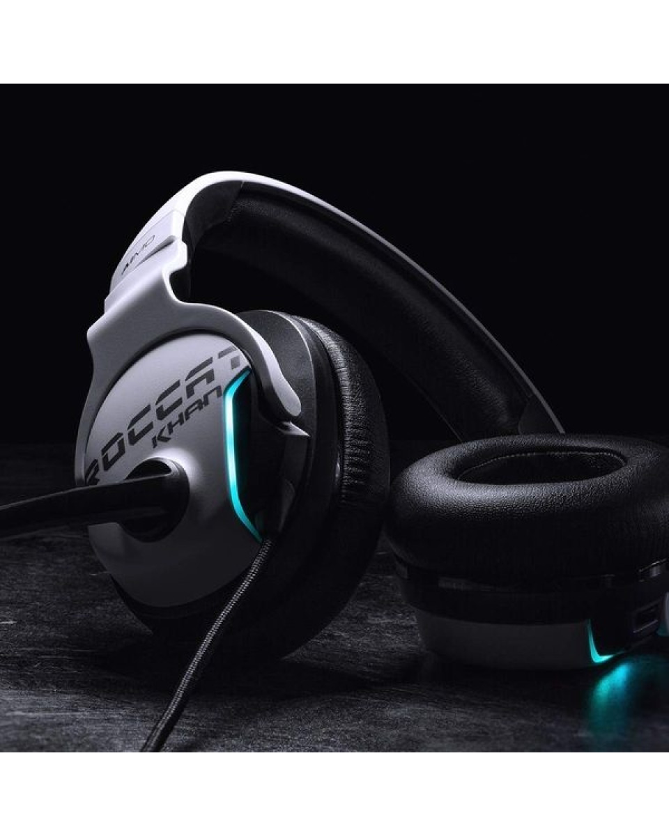 Slušalice Roccat - KHAN AIMO - 7.1  RGB - White 
