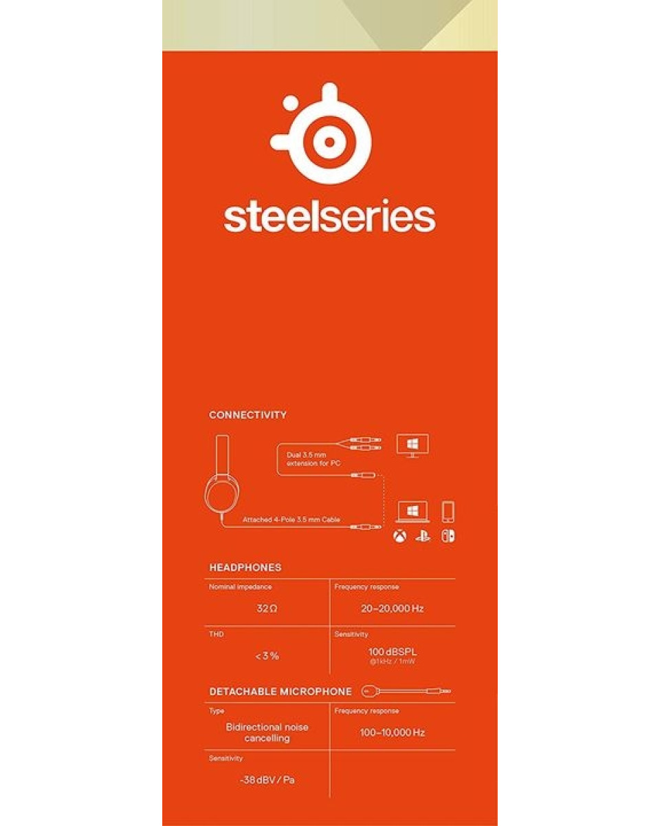 Slušalice Steelseries Arctis 1 - Black 