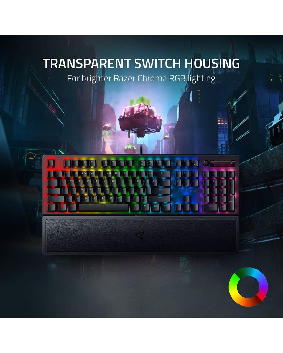 Tastatura Razer BlackWidow V3 Green Switch - Quartz Edition 