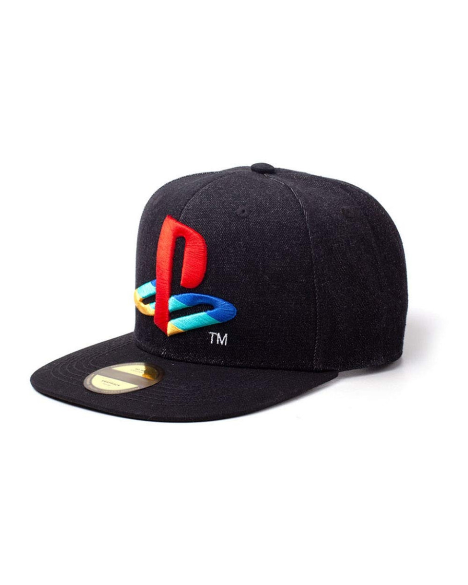 Kačket Playstation - Logo Denim Snapback Cap 