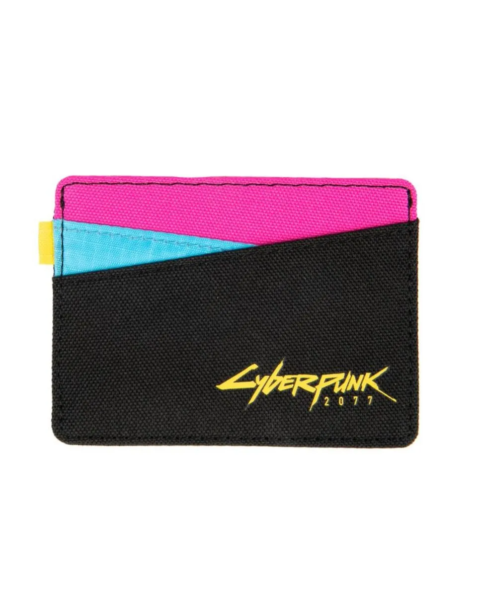 Novčanik Cyberpunk 2077 Kitsch style Card Wallet Black/Pink/Blue 