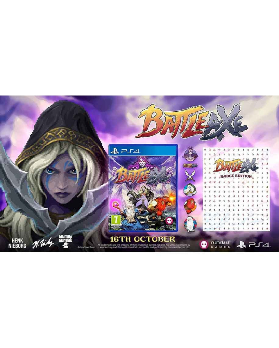 PS4 Battle Axe - Badge Collectors Edition 