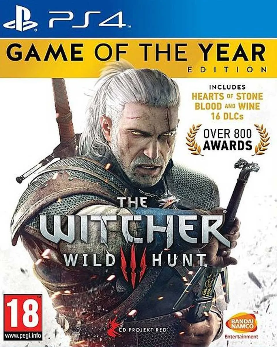 PS4 The Witcher 3 - The Wild Hunt - Game Of The Year Edition 