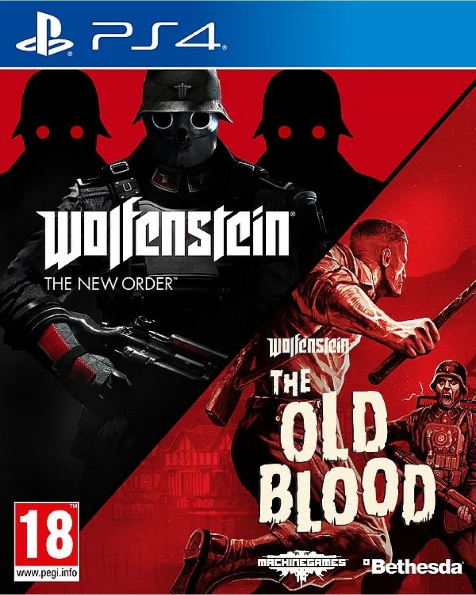 PS4 Wolfenstein - The New Order + The Old Blood 