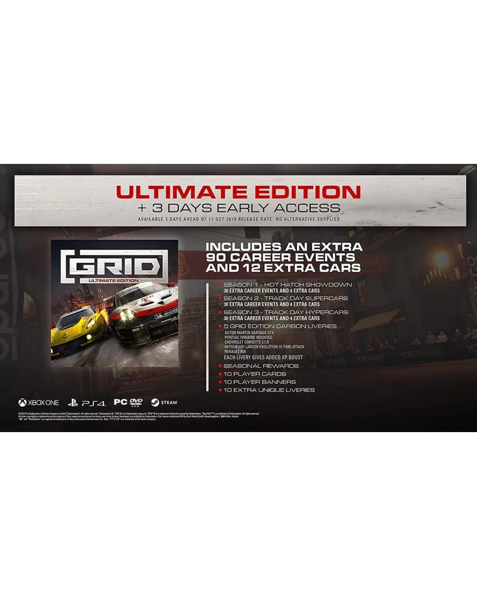 XBOX ONE Grid - Ultimate Edition 