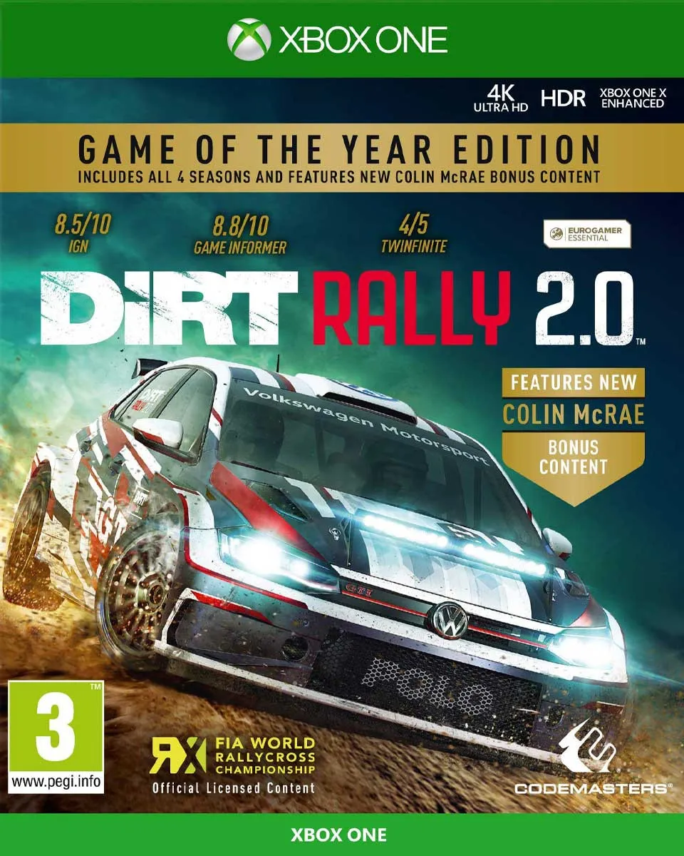 XBOX ONE Dirt Rally 2.0 - Game of the Year Edition 