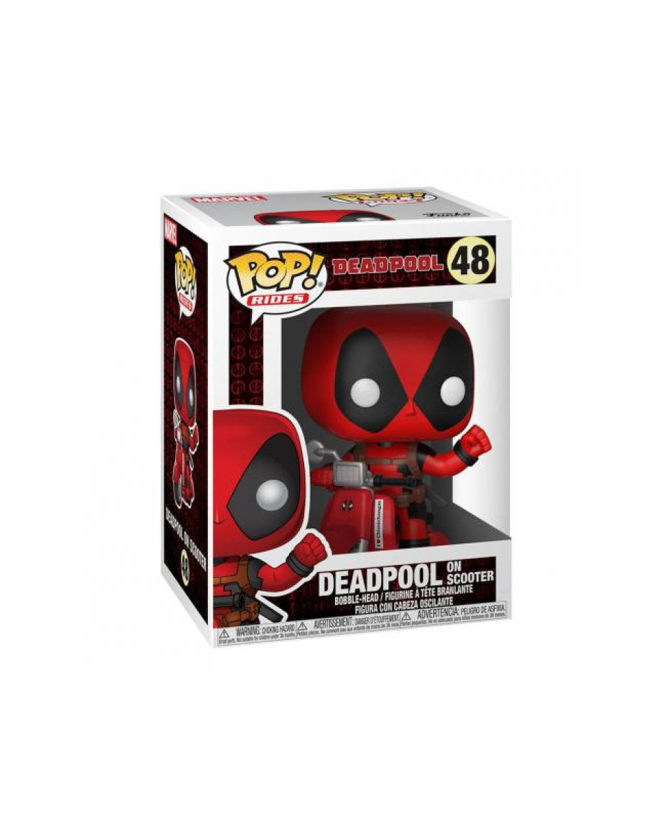 Bobble Figure Deadpool POP! - Deadpool On Scooter 
