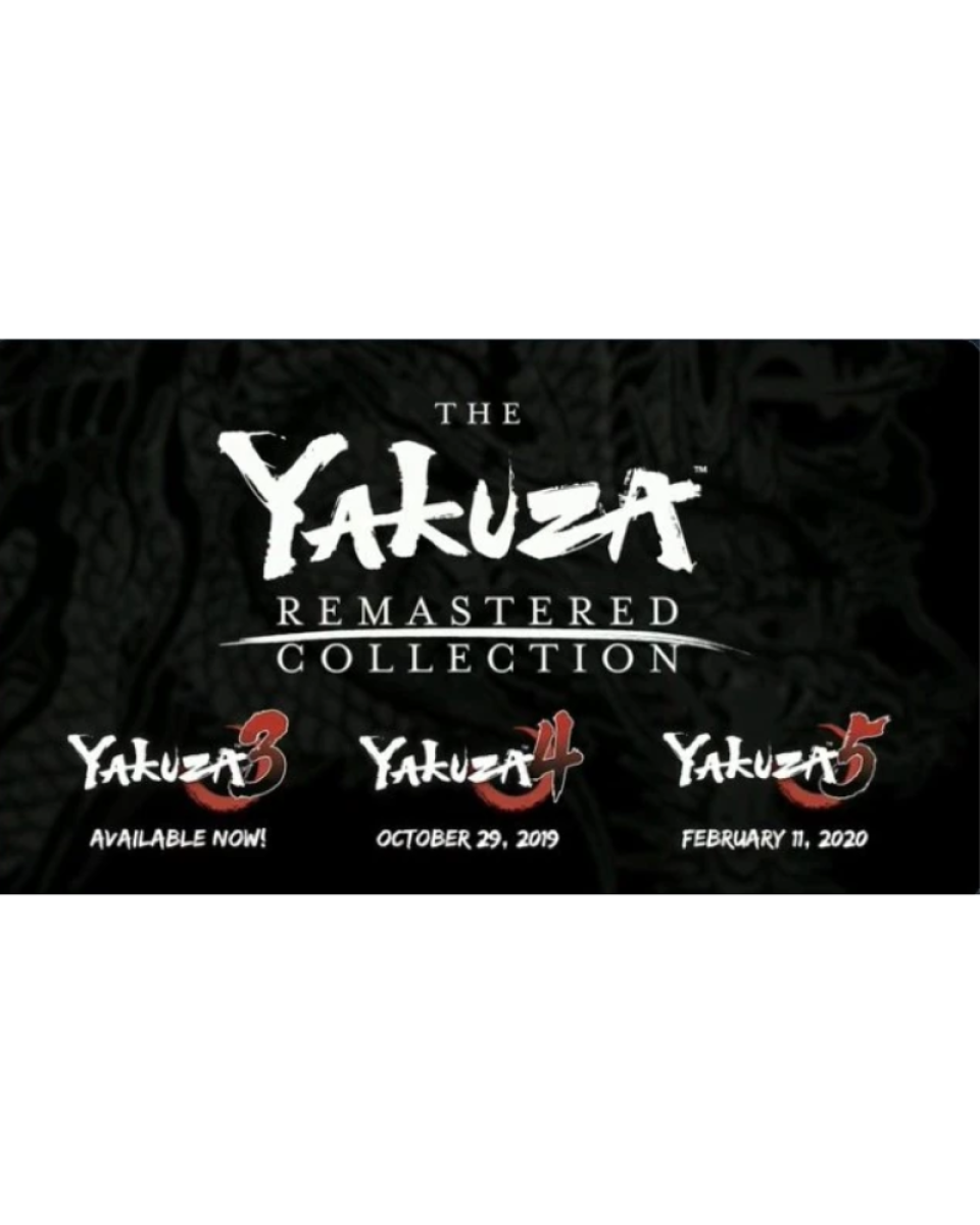 PS4 Yakuza Remastered Collection
